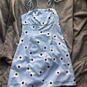 Floral Blue Dress
